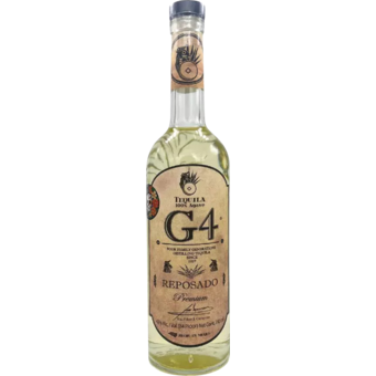 Bottle shot for  G4 Tequila Reposado De Madera Dia De Muertos 2024