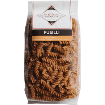 Bottle shot for  Vera Pasta Spicy Garlic Fusilli