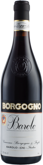 Bottle shot for 2020 Giacomo Borgogno & Figli Barolo