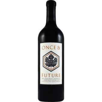Bottle shot for 2022 Once & Future Teldeschi Vineyard Franks Block Dry Creek Zinfandel