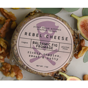 Label shot for  Rebel Cheese Balsamic Fig & Walnut