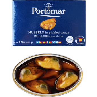 Bottle shot for  Portomar Mussels