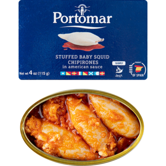 Bottle shot for  Portomar Stuffed Squid