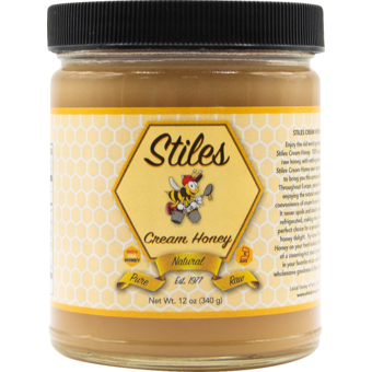 Bottle shot for  Stiles Creamed Honey