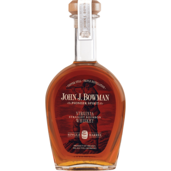 Bottle shot for  John J. Bowman Single Barrel Bourbon