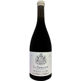 Bottle shot for 2021 Cherisey Blagny 1er Genelotte Rouge