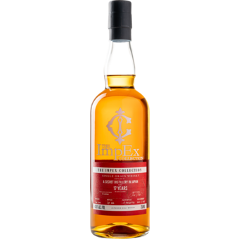 Bottle shot for  The Impex Collection 17 Year Old Japanese Koji Whisky A Secret Distillery In Japan