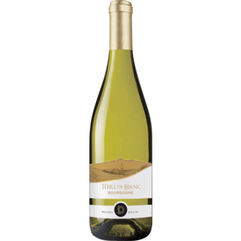 Bottle shot for 2023 Maison Dolia Terre De Blanc Bourgogne Chardonnay