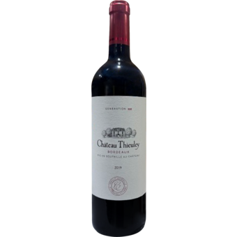 Bottle shot for 2019 Chateau Thieuley Bordeaux Rouge