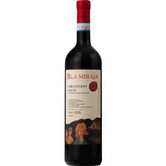 Bottle shot for 2023 La Miraja Grignolino D'asti
