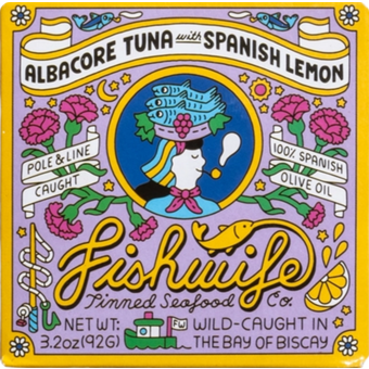 Bottle shot for  Fishwife Albacore Tuna W. Spanish Lemon