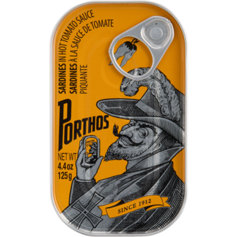 Bottle shot for  Porthos Sardines In Tomato