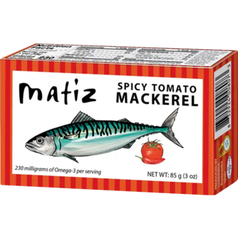 Bottle shot for  Matiz Spicy Tomato Mackerel
