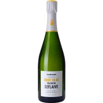 Bottle shot for  Valentin Leflaive Champagne Grand Cru Avize 16 40