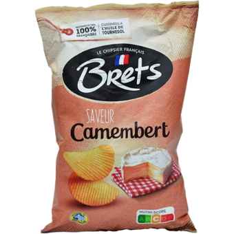 Bottle shot for  Brets Chips Camembert Cheese