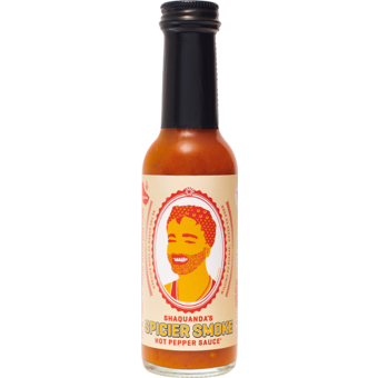 Bottle shot for  Shaquanda's Spicier Smoke Hot Sauce