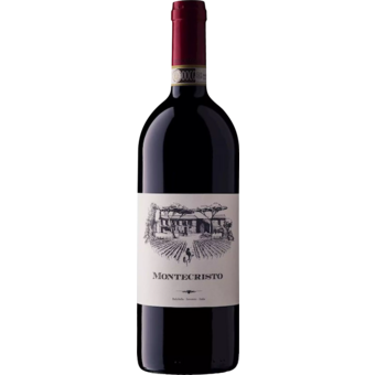 Bottle shot for 2016 Bulichella Montecristo Suvereto