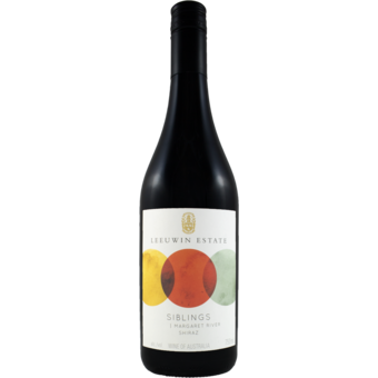 Bottle shot for 2021 Leeuwin Estate Siblings Shiraz