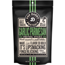Product image for  Pop Daddy Garlic Parmesan Pretzels