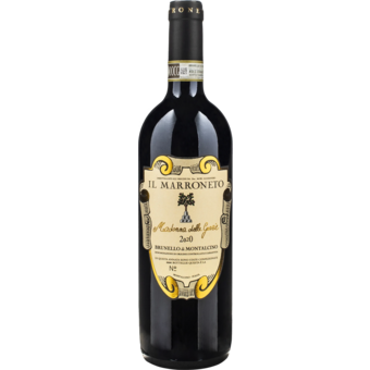 Bottle shot for 2020 Il Marroneto Madonna Delle Grazie Brunello Di Montalcino