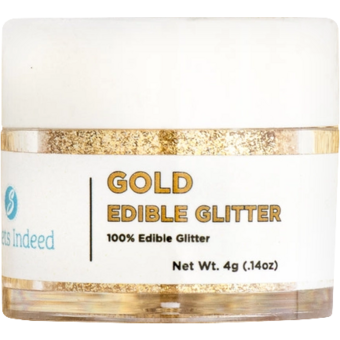 Bottle shot for  Gold Edible Glitter
