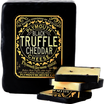 Bottle shot for  Plymouth Black Truffle Cheddar