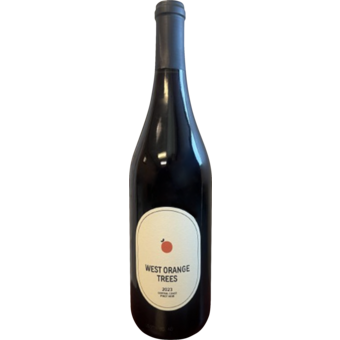 Bottle shot for 2023 West Orange Trees Central Coast Pinot Noir