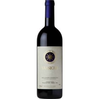 Bottle shot for 2022 Sassicaia Tenuta San Guido Bolgheri