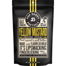 Product image for  Pop Daddy Yellow Mustard Pretzels