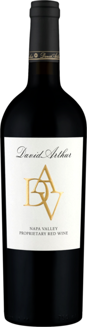 Bottle shot for 2019 David Arthur Proprietary Red