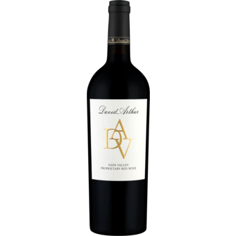 Bottle shot for 2019 David Arthur Proprietary Red