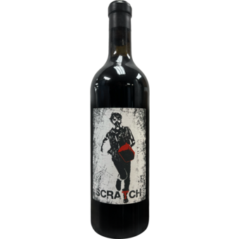 Bottle shot for 2018 Scratch Winery Janaca Vineyard Cabernet Sauvignon