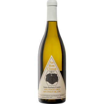 Bottle shot for 2023 Au Bon Climat Pinot Gris Pinot Blanc Santa Barbara County