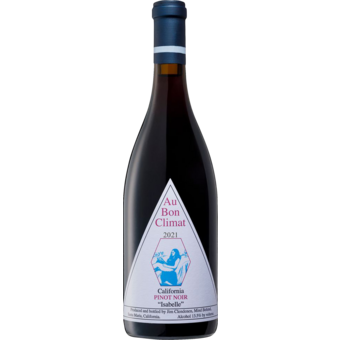 Bottle shot for 2021 Au Bon Climat Pinot Noir Isabelle