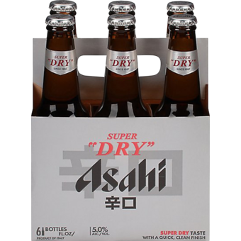 Bottle shot for  Asahi Super Dry 6pk