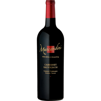 Bottle shot for 2019 Muscardini Cassata Vineyards Cabernet Sauvignon