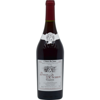 Bottle shot for 2023 Domaine Pecheur Cotes Du Jura Trousseau
