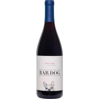 Bottle shot for 2023 Bar Dog Pinot Noir