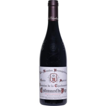 Bottle shot for 2020 Domaine De La Charbonniere Chateauneuf Du Pape "Les Hautes Brusquieres Cuvee Speciale"