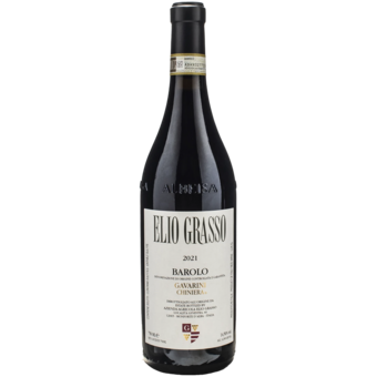 Bottle shot for 2021 Elio Grasso Barolo Gavarini Chiniera