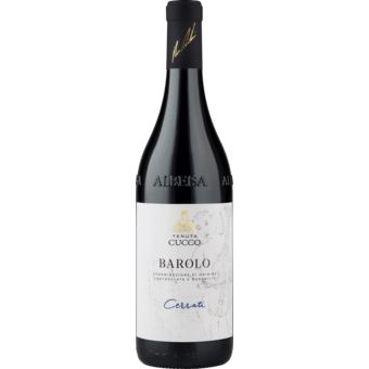 Bottle shot for 2019 Tenuta Cucco Cerrati Barolo