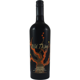 Bottle shot for 2022 Carol Shelton Wild Thing Zinfandel