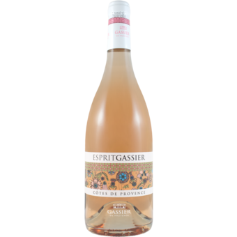 Bottle shot for 2024 Esprit Gassier Provence Rose