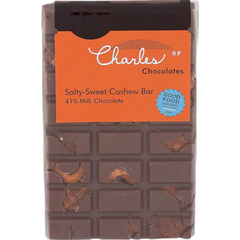 Bottle shot for  Charles Chocolates Salty Sweet Cashew