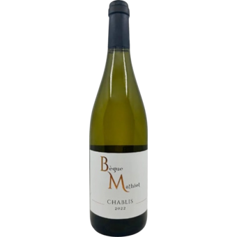 Bottle shot for 2022 Domaine Begue Mathiot Chablis