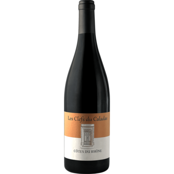 Bottle shot for 2022 Les Clefs De Caladas Cotes Du Rhone Rouge
