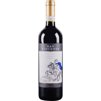 Bottle shot for 2021 San Vincente Chianti Riserva