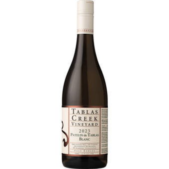 Bottle shot for 2023 Tablas Creek Patelin Blanc