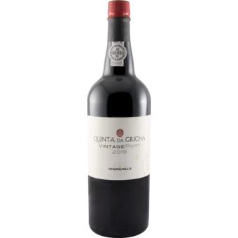 Bottle shot for 2019 Churchill Quinta Da Gricha Vintage Port