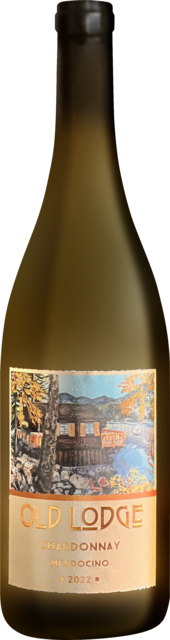 Bottle shot for 2022 Old Lodge Chardonnay